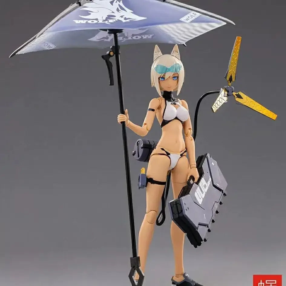 Snail's Shell Wasp Three-leaved Wolf Girl Phantom Ghost Assassiner Miu Ke Sand Weaving Shi Sakura Machine Girl Model Toy