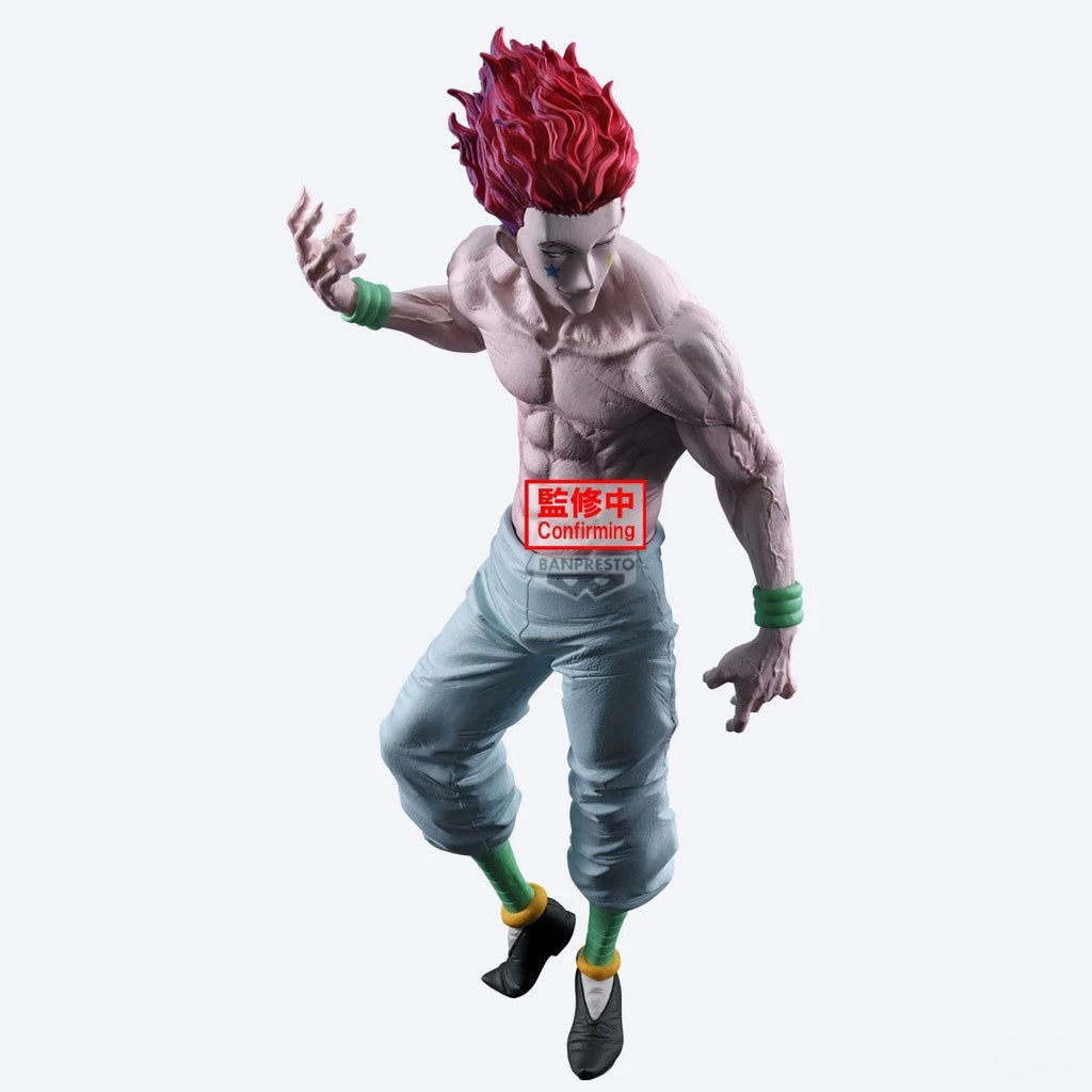 Original Bandai BANPRESTO HUNTER x HUNTER Grandista Anime Figure Hisoka Finished Model Collectible Toys Gift for Kids Ornaments