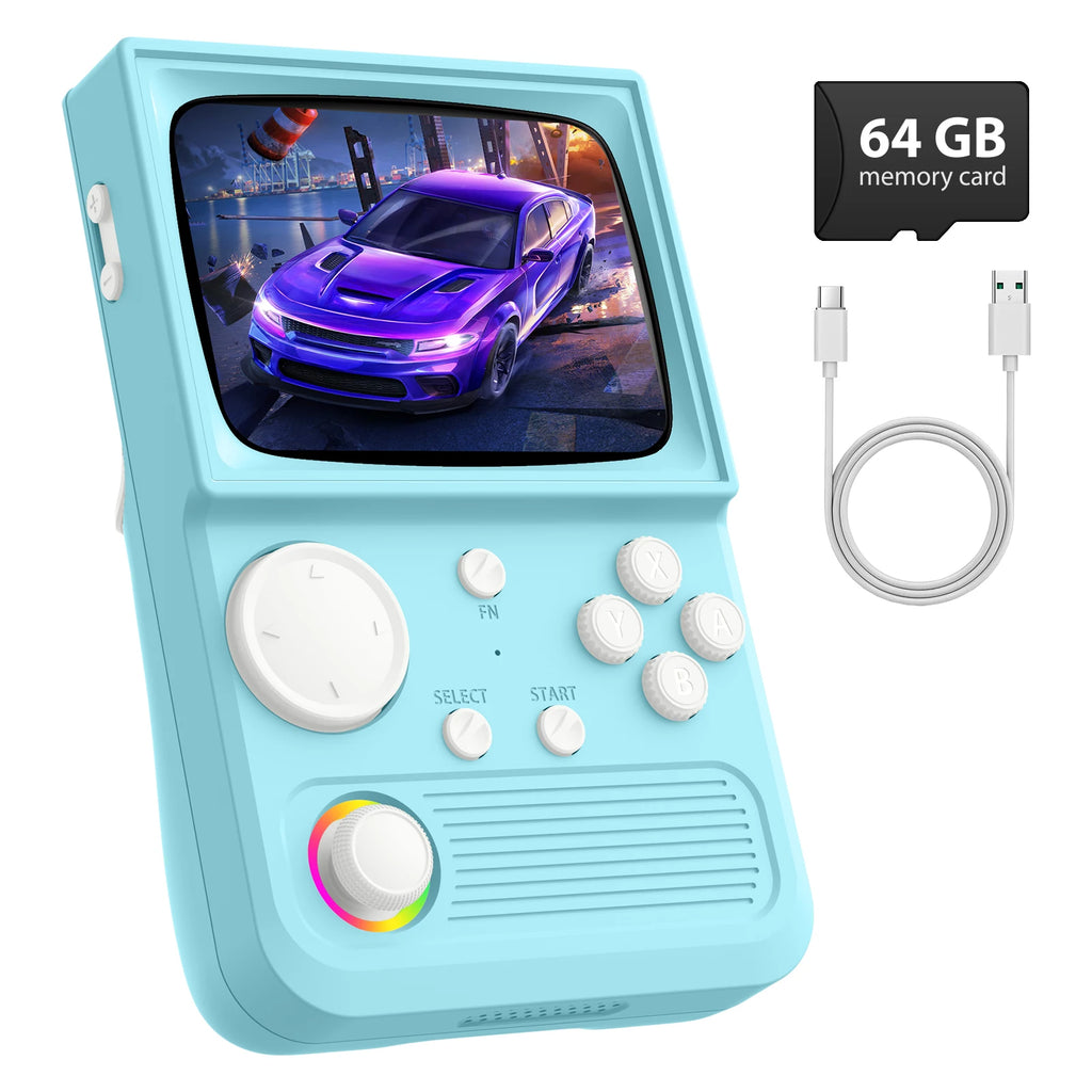 AISLPC R36T Retro TV Handheld Game Console Wifi Multiplayer 3.5 inch IPS Screen Linux System Portable Pocket Player 18000+ Games