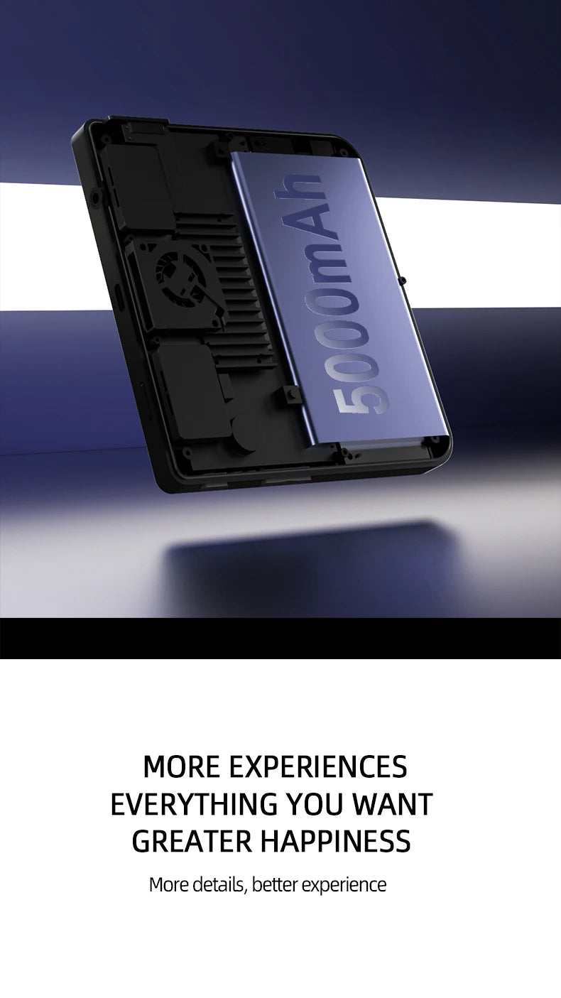 GAMEMT E5 Ultra Game Console 5" 1280*720 60Hz IPS Touch Screen 5000mAh Hall-Effect Joystick Portable Android Handheld Consoles