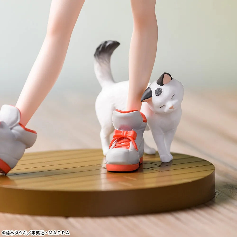 In Stock SEGA Original Genuine Chainsaw Man Nyaako Power Luminasta 22cm Anime Girl Collections Model Toy Figures Birthday Gift
