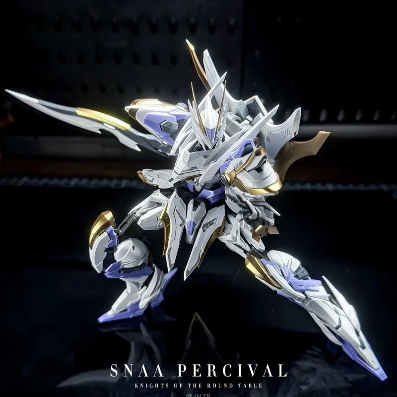SNAA The Round Table Knights SC-009 DIVINE INVOKER-PERCIVAL Articulated Action Figures Mecha Assembly Model Kit Boy Trendy Toys