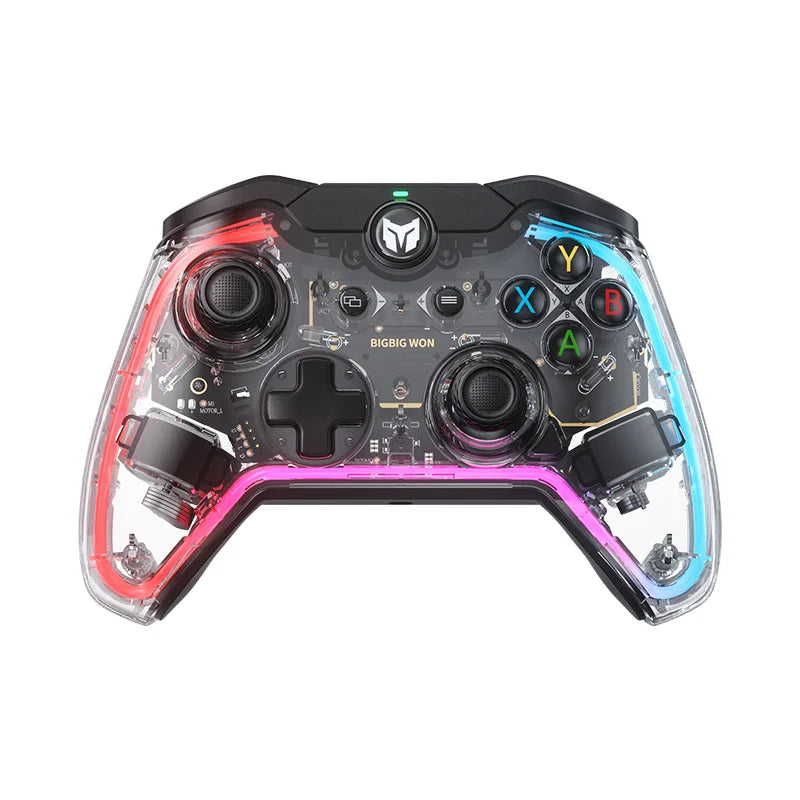 BIGBIG WON Gaming Controller Rainbow Lite With Joystick RGB Wired Game Gamepads joystick for Switch/Win10&11
