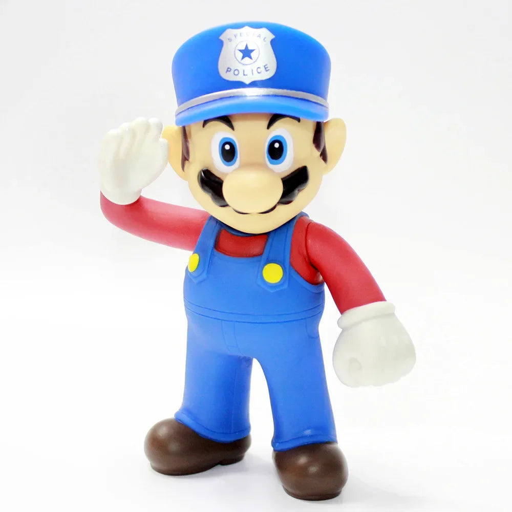 Super Mario Bros Action Figure Toys Toad Peach Luigi Yoshi Donkey Kong Wario Anime Model Ornaments For Children Birthday Gift