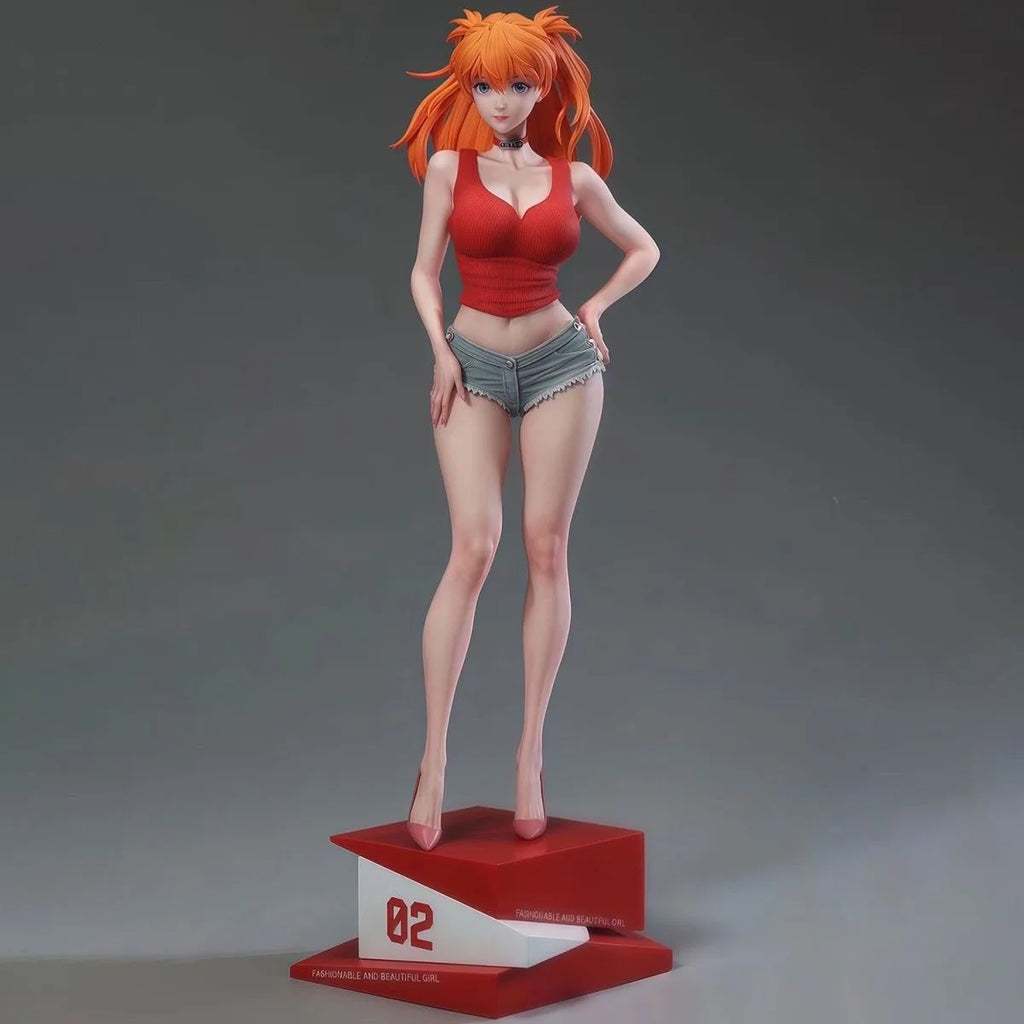 Deskmate Makinami School Girl Ayanami Rei School Beauty Asuka and Other Beautiful Girl Characters