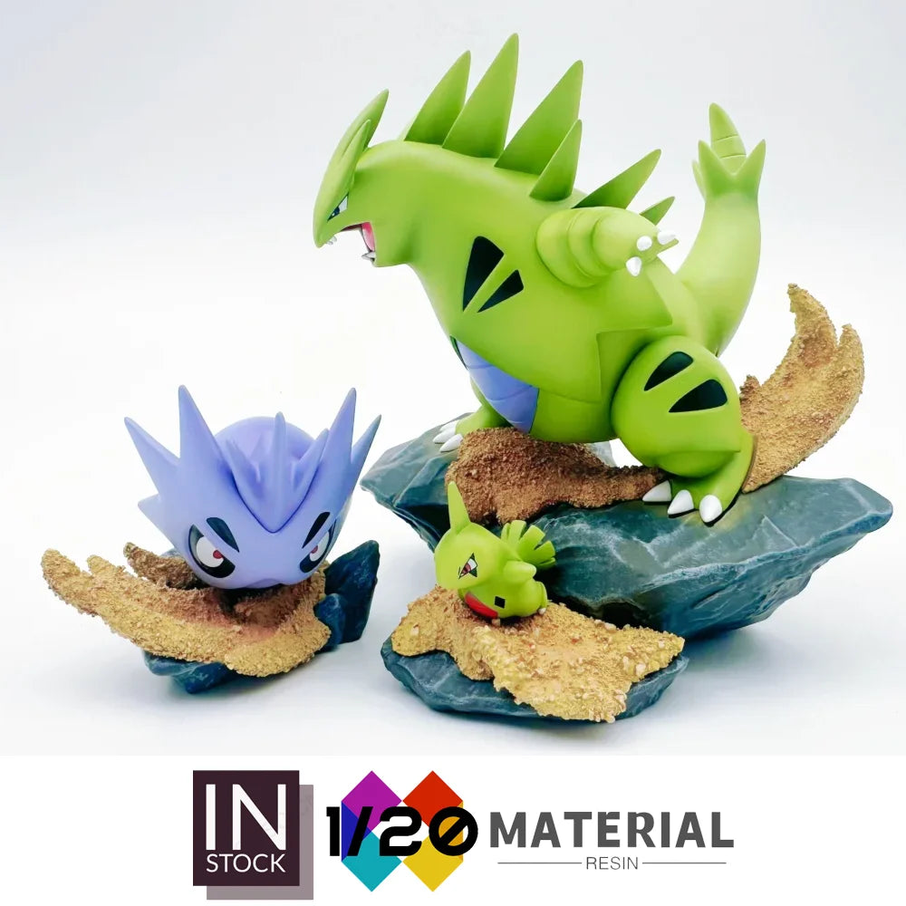 [In Stock]1/20 Resin Scale World [MOMENT] - Larvitar & Pupitar & Tyranitar
