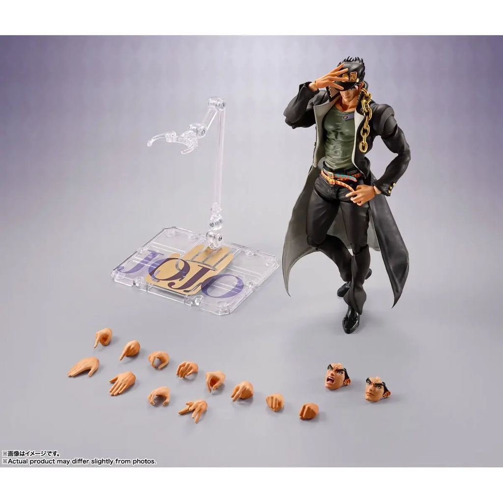 In Stock Bandai S.H.Figuarts SHF JoJo's Bizarre Adventure Jotaro Kujo Stardust Crusaders Anime Action Figures Toys Models PVC