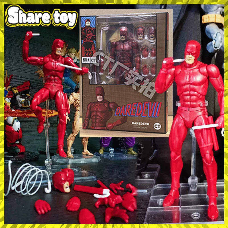 Ct Toys Daredevil Mafex 223 Comic Version anime Figure SHF figure Action Figurine Statue Model Toy  Christmas Gift