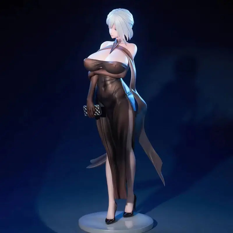 Anime-Ehefrau-Figur, Ehefrau-Actionfigur, schönes Kleid, Ehefrau-Figur, Puppe, PVC, stehendes Modell, Spielzeug, Erwachsenensammlung, Statue, Geschenk, 25 cm