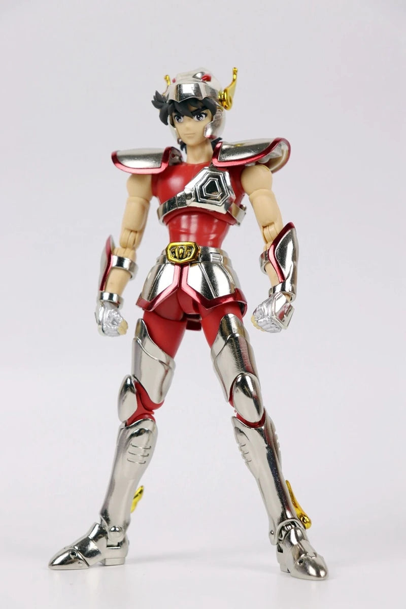19см Saint Seiya Аниме Фигурки Мит Плат EX Pegasus Dragon Shiryu Hyoga Cygnus Phoenix Ikki Екшън Фигурка Колекция Модел Играчка