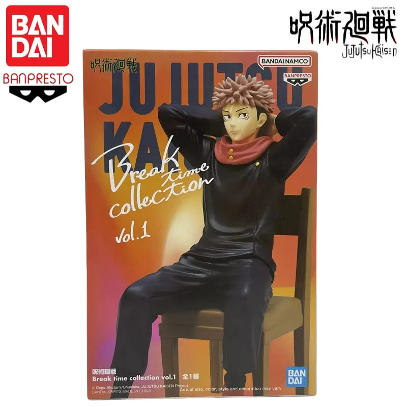 In Stock Original Bandai Break Time Collection Jujutsu Kaisen Vol. 1 Yuji Itadori Figure Anime Toy Gift