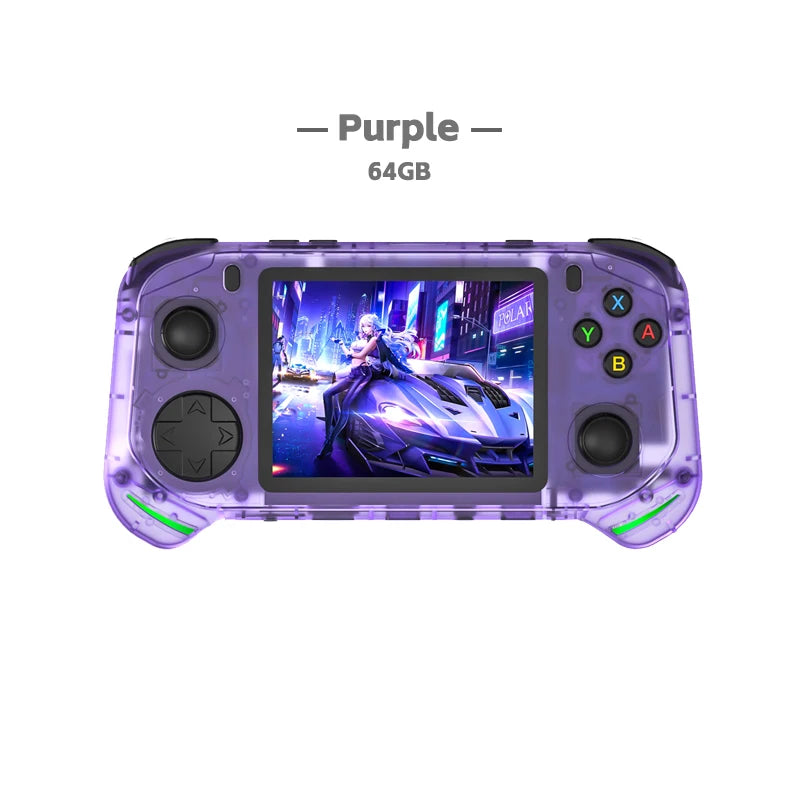 Neue RX6H Open Source Retro Handheld-Videospielkonsole mit 3,5-Zoll-IPS-Bildschirm, tragbarem Linux-System und 128 GB Spielespeicher