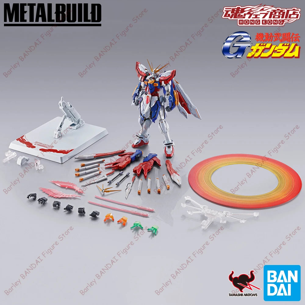 Original In Stock BANDAI PB Exclusive Mobile Fighter G Gundam METAL BUILD God Gundam Second Articulated Mecha Model Toys Gifts