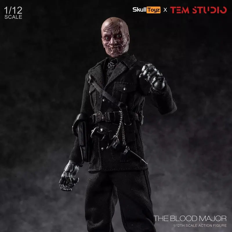 Tem Studio X Skull Toyz 1/12 "Crimson Night Commandant" 6-Inch Articulated Figure (New & Sealed, Authentic)