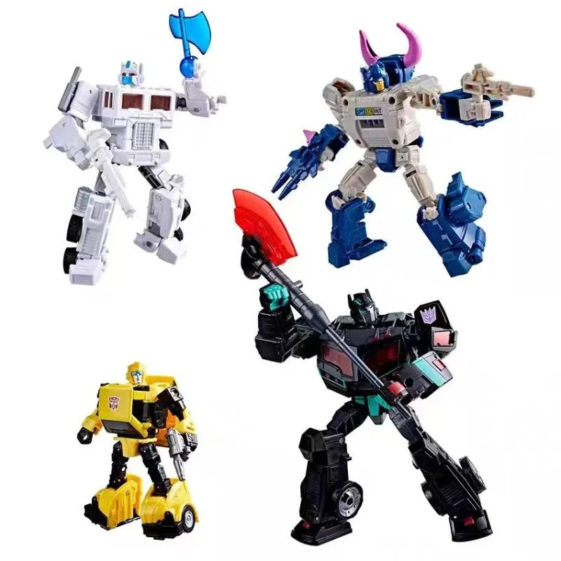 【Hot Sales】Hasbro Transformers Age of Primes Series ULTRA MAGNUS AUTOBOT BUMPER HORRI-BULL NEMESIS PRIME Set Anime Figure