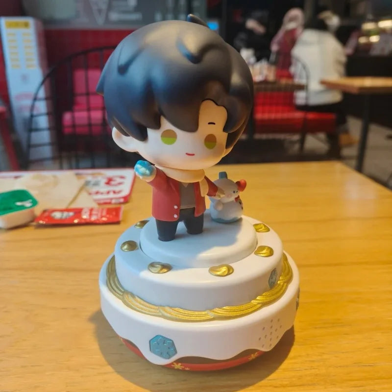 New Genuine Love And Deepspace Xavier Zayne Rafayel Sylus Caleb Q Version Anime Figure Mdoel Desktop Decoration Toy Gifts