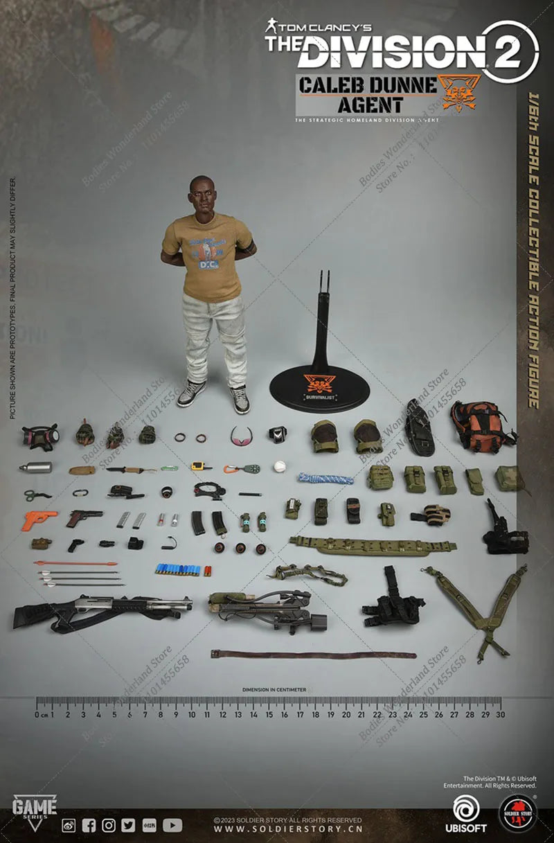 In Stock SOLDIERSTORY SSG-008 1/6 Scale Collectible Shooting Games Agent Kaleb Dunn 12 inch Male Solider Action Figures Dolls