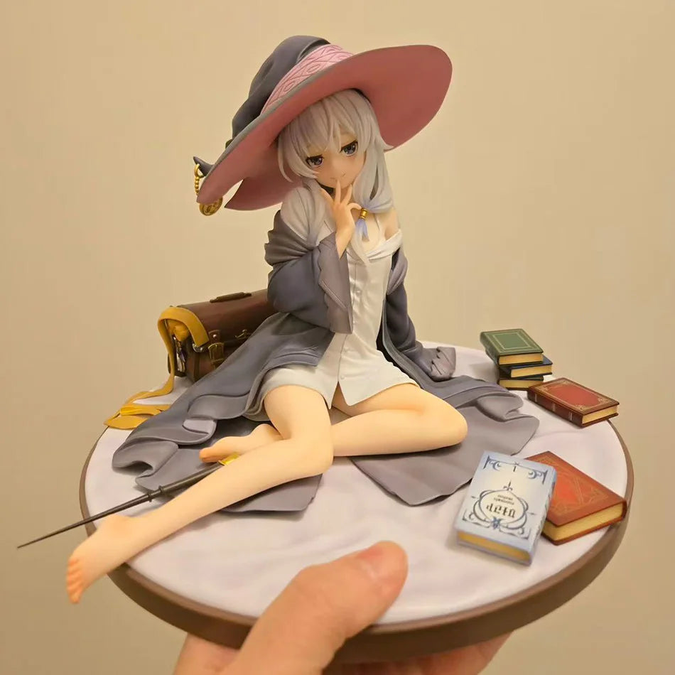 Anime Figure Elaina Figure Elaina flying Action Figures Witch Figurine Doll PVC Girl Model Toys Adult Collection Statue Gift19cm