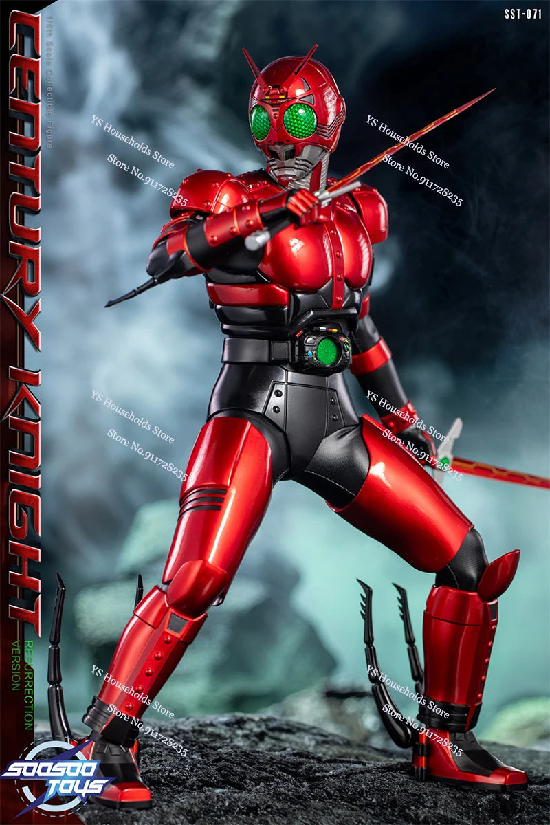 Soosootoys SST-070 1/6 Shadow Moon Kamen Rider Action Figure SST-071 Century Knight Red Ninja Delicate 12" Soldier Model Gifts