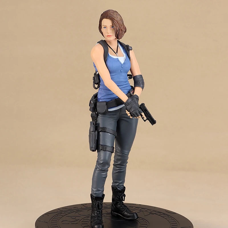 Resident Evil Leon S. Kennedy PVC Actionfigur 33 cm Biohazard Spiel Leder Leon Anime Figur Modell Spielzeug Sammlung Puppe Geschenk