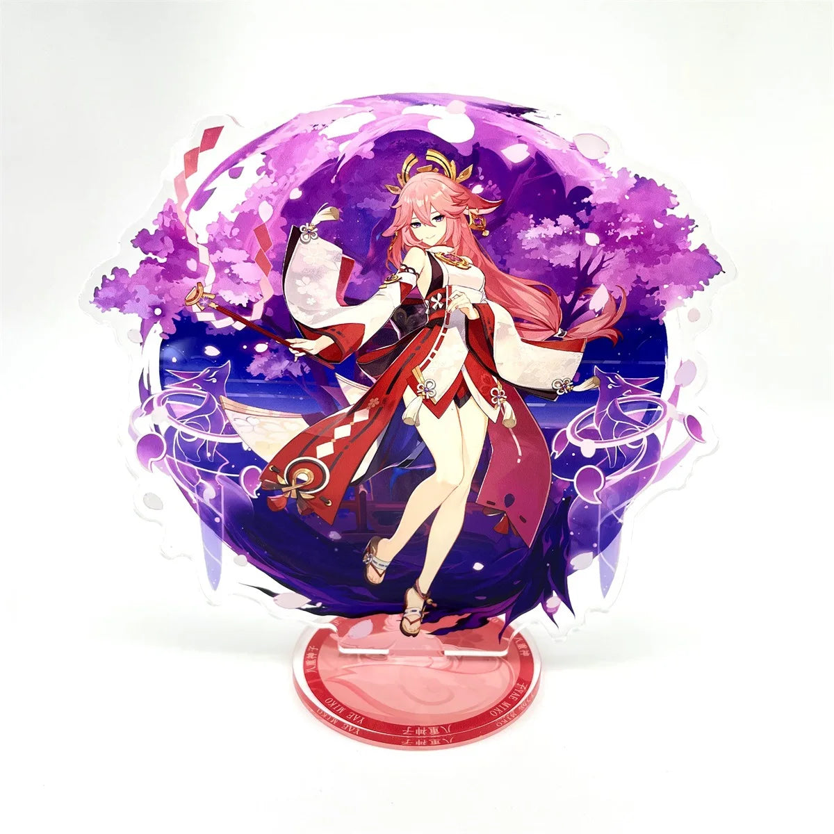 Anime Figur Genshin Impact Furina Arlecchino Xiao Yae Miko Yelan Acryl Stand Modell Platte Schreibtisch Dekor Stehende Zeichen Fans Geschenk
