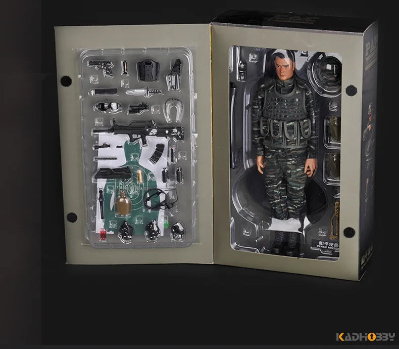 1/6 Scale Simulation Team Police SWAT Military Assualter Breacher Point-man Soldier Model 12inch Action Figure Joint Toy