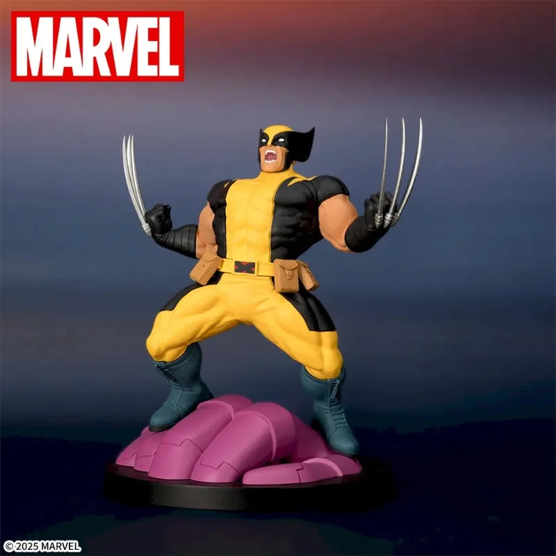 In Stock Original Toys SEGA Marvel Spider-Man&Wolverine&Daredevil&Gambit&The Thing&Silver Surfer Figure Collection Model Gift