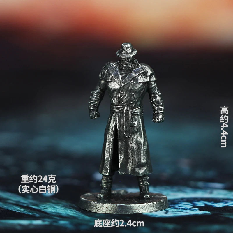 Metall Kupfernickel Resident Evil Soldat Modell Actionfiguren Brettspiel Stück Statischer Zustand Miniatur Ornament Zubehör Spielzeug