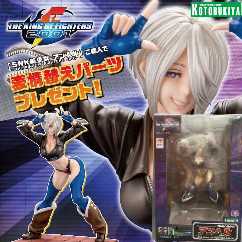 Brand New Skock Kotobukiya SNK BISHOUJO STATUE The King of Fighters 2001 Angel Anime Action Figure Model Doll Collection Toys