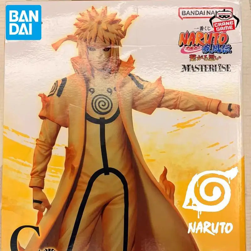 In Stock Bandai Original Naruto Namikaze Minato Anime Figure Action Model Cartoon Doll PVC Desktop Toys Ornaments Festival Gifts