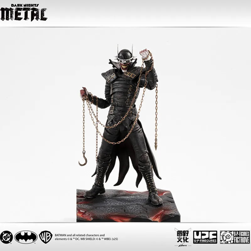 In Stock LIANGPINZHIZAO The Batman Who Laughs Movable Model Toys 1/12  Arkham Knight LPZZ DARK NIGHTS METAL BATMAN WHO LAUGHS