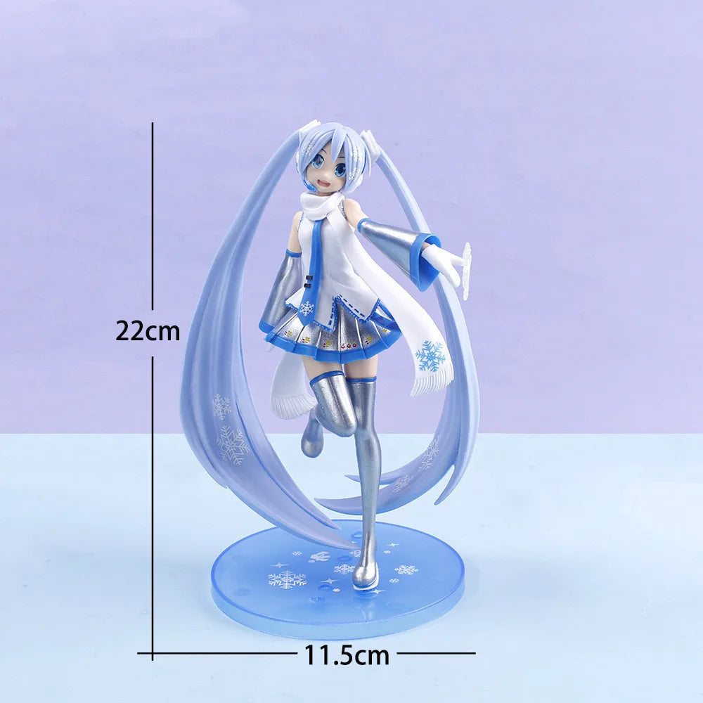 20CM Anime Hatsune Miku  Figure Anime Peripheral Collectible Models Decorative Decorations Children Kawaii Gift