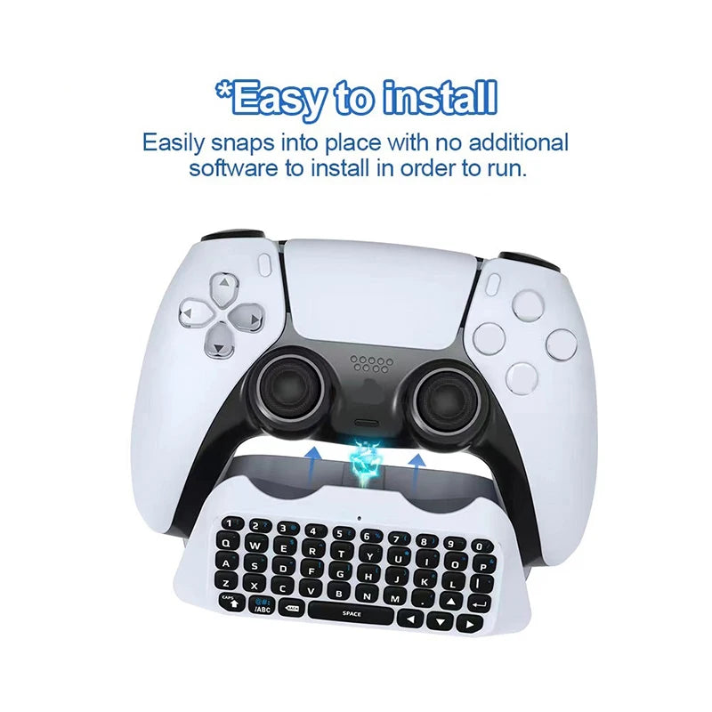 Wireless Bluetooth Keyboard For PS5 Playstation PS 5 Gamepad Gaming Control Game Pad Controller Accessories Command Kit Gamer