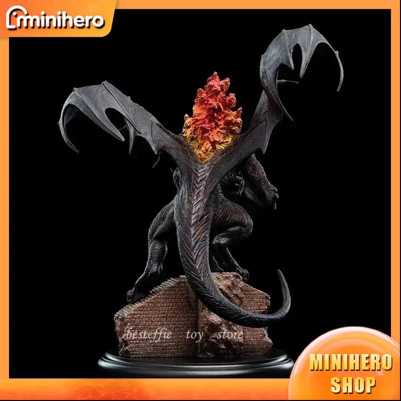 Handmade 14cm Weta Lord of the Rings Balrog Mini Series Anime Action Figure from Moria – Collectible Xmas Gift Ornament for