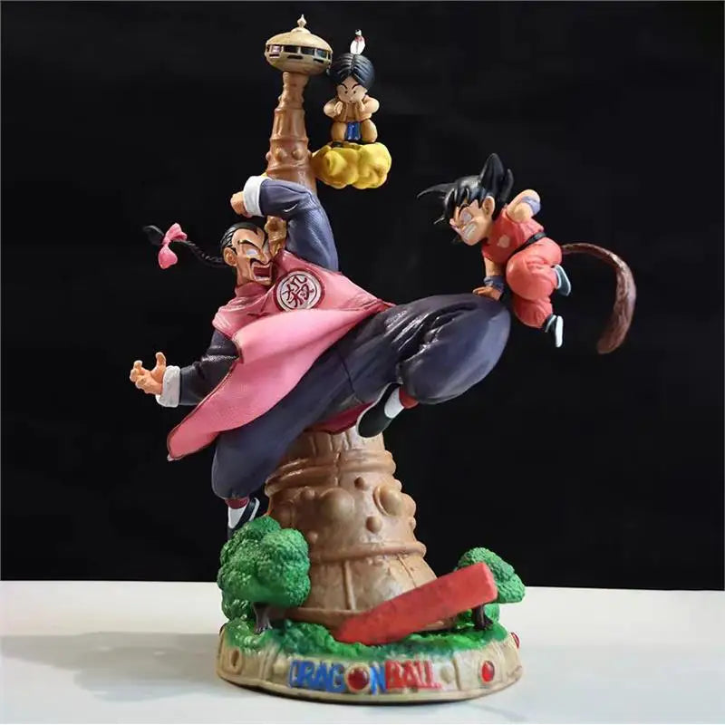Dragon Ball Anime-Figuren, Goku-Figur, Tao Pai Pai vs. Son Goku-Serie, Karin Tower, 28 cm, Actionfiguren, Sammlerstück, Ornament, Geschenk