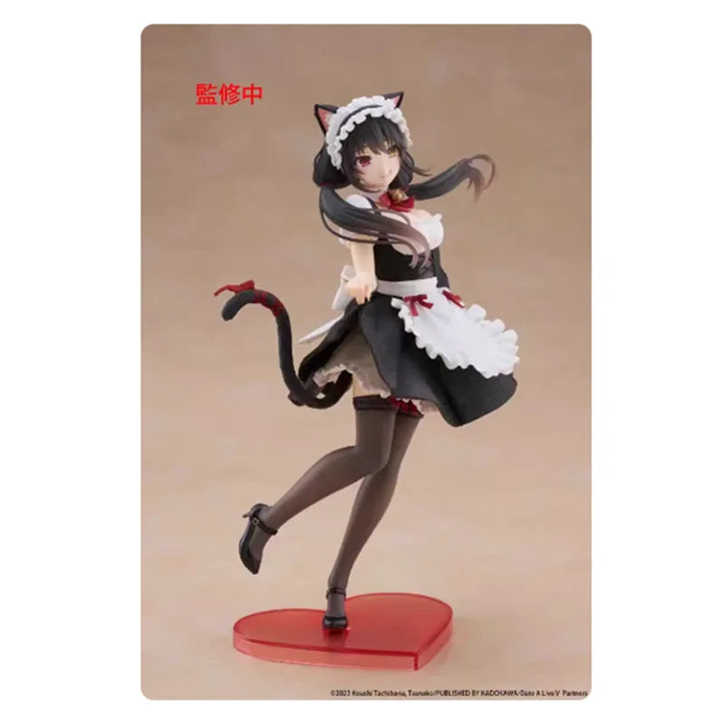 В наличност Оригинален TAITO DATE A LIVE Токисаки Куруми PVC 18 см аниме герой модел колекция играчки подаръци