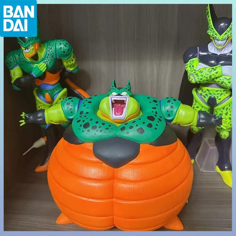 BANDAI Ichiban Kuji Dragon Ball VS Omnibus Cross Semi - Perfect Cell Battle Figurine Assemble Model Kit Model decoration Kawaii