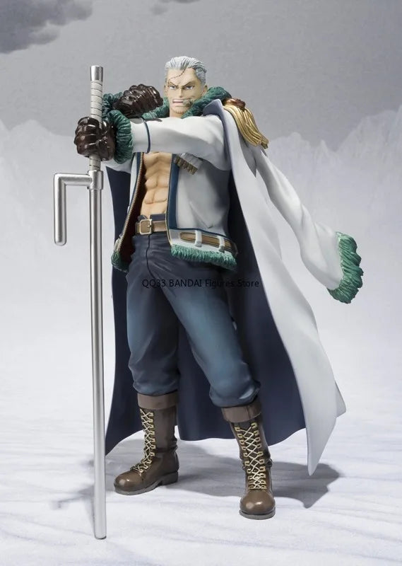 BANDAI Original Figuarts Zero Anime One Piece Smoker Tashigi COOL STYLE Action Figure Model Desktop Ornaments Gifts