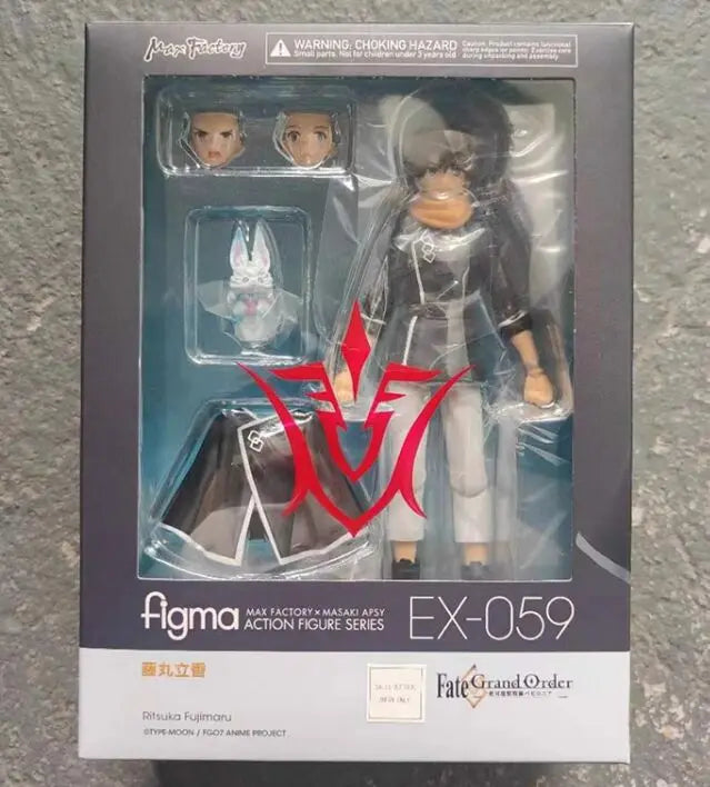In Stock Original Figma Ex-059 EX059 Fgo Fujimaru Ritsuka Action Figures Pvc Model Toys Figura EX 059