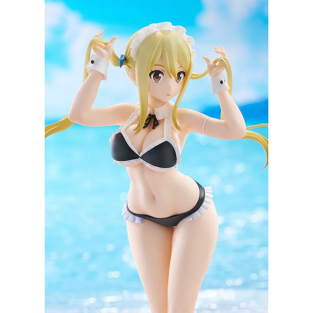 Original GSC POP UP PARADE FAIRY TAIL Anime Figure Lucy Heartfilia (Virgo Form Swimsuit Ver. L)  PVC Model Action Collect Gift