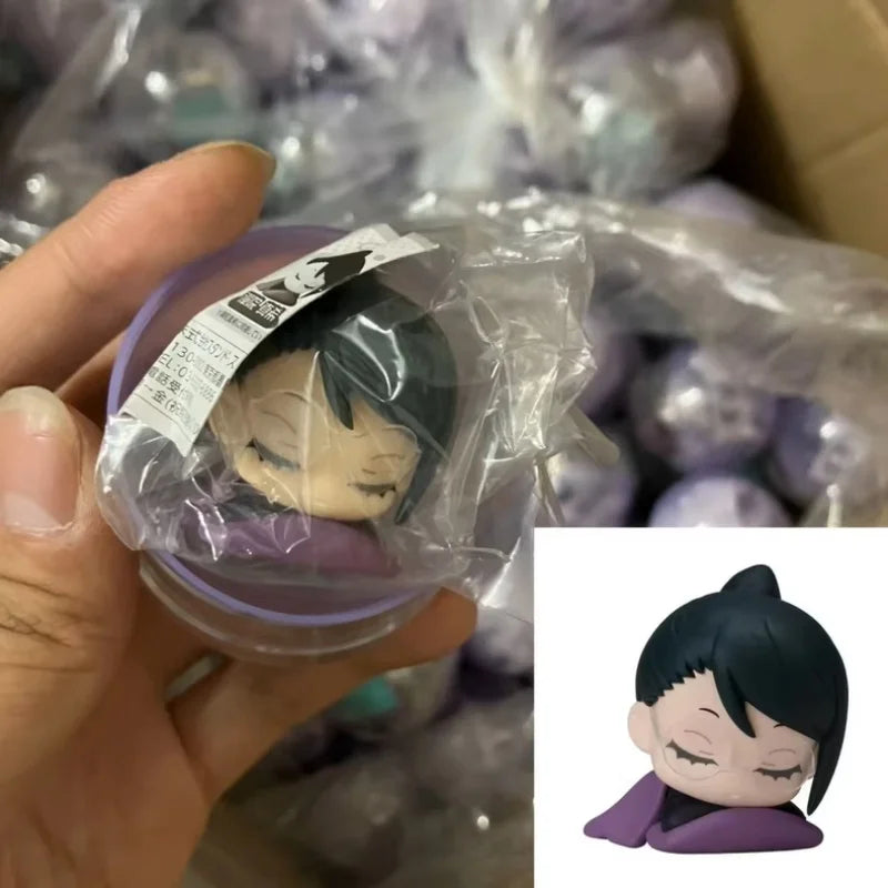 Japan Stato Egg Twisting Anime Jujutsu Kaisen Toge Yuta Panda Maki Satoru Gojo Q Version Sleep Ornaments Collectible Figure Gift