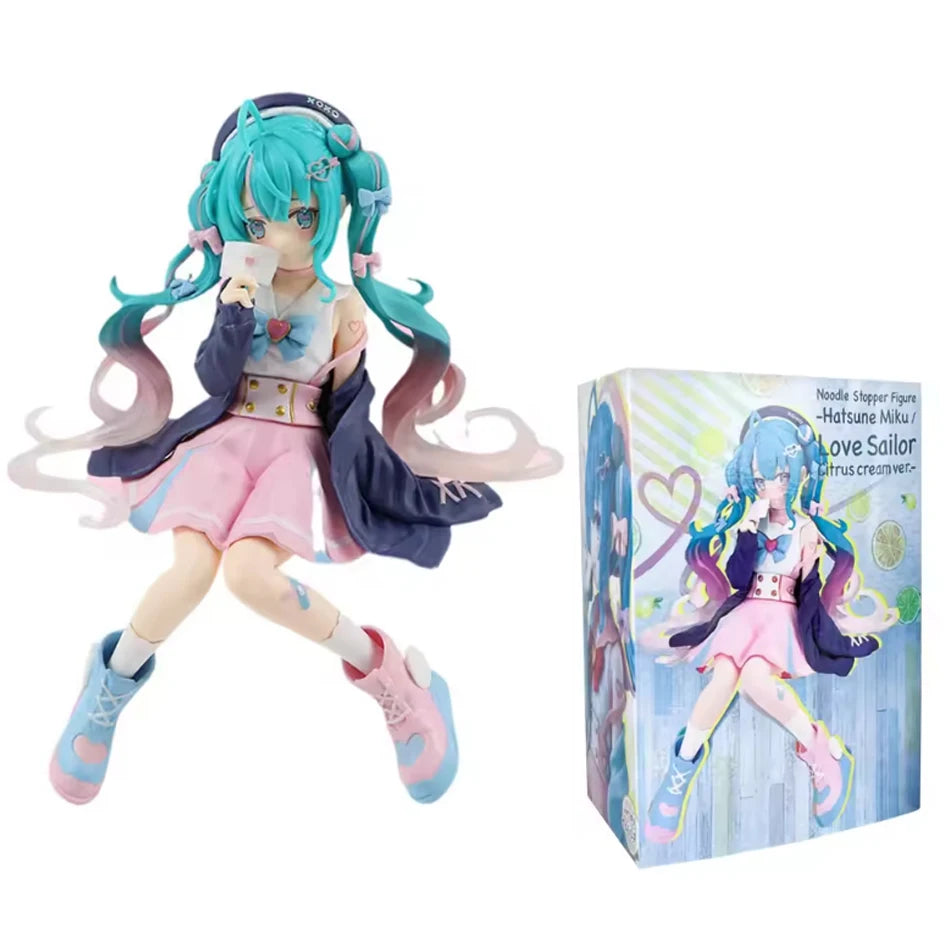 20cm Sexy Girl Hatsune Miku Anime Figure Fashion Subclture Miku Action Figure Christmas Gift PVC Collections Model Doll Toys