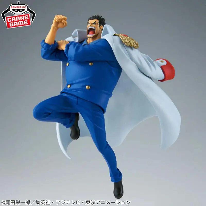 [Genuine Original] Bandai Banpresto One Piece Battle Record Collection Monkey.d.garp II Figure Model Collector Figurine Doll Toy