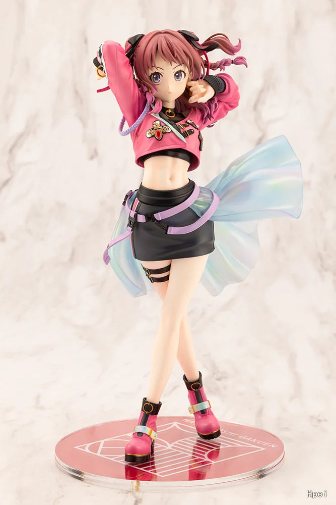 -In Stock Original KOTOBUKIYA School Idol Master Saki Hanami Fighting My Way 24cm Animation Figures 2026 New 1/7 Ornaments