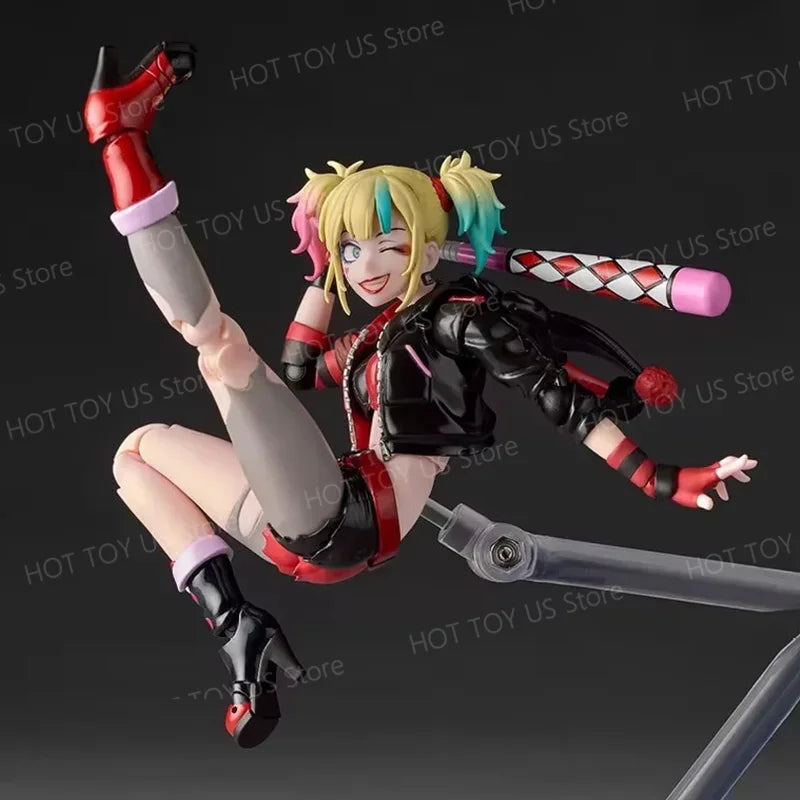 In Stock Kaiyodo Magical Yamaguchi Harley Quinn Action Figure Suicide Squad The Clown's Girl Movability Model Toys
