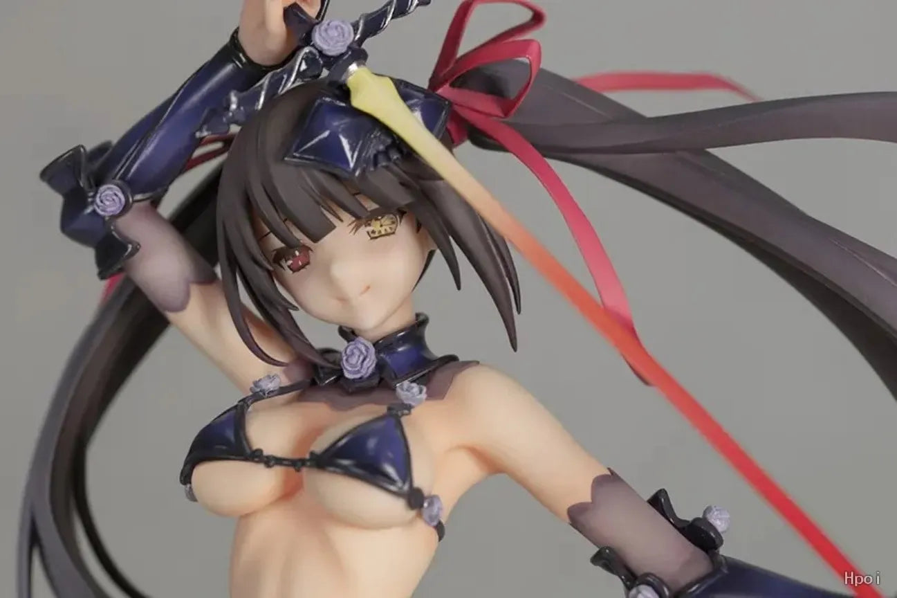 Genuine AlphaMax Date A Bullet Kurumi Tokisaki Bikini Armor Ver. 1/7 Scale Figure Original Anime Statue Model
