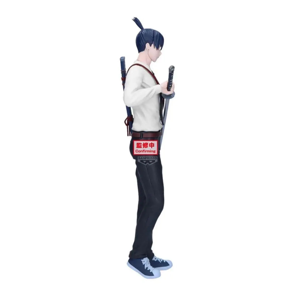 Bandai Namco Banpresto Chainsaw Man Vibration Stars Hayakawa Aki PVC Desktop Ornament Action Figure Model Collectors Gifts
