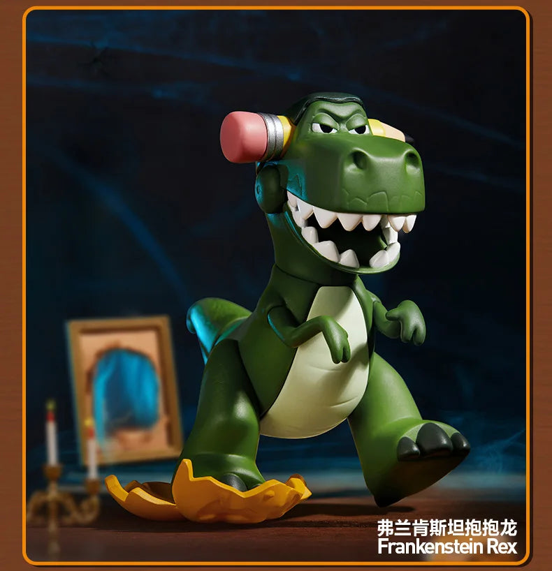 Disney No Box Toy Story Static Doll Model Buzz Lightyear Alien Horror Night Series Figurines Desktop Ornaments Halloween Gifts