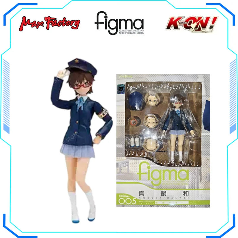 Maxfactory figma K-ON! Anime Yui Hirasawa Mio Akiyama Ritsu Tainaka Tsumugi Kotobuki Azusa Nakano Action Figure Model Gift