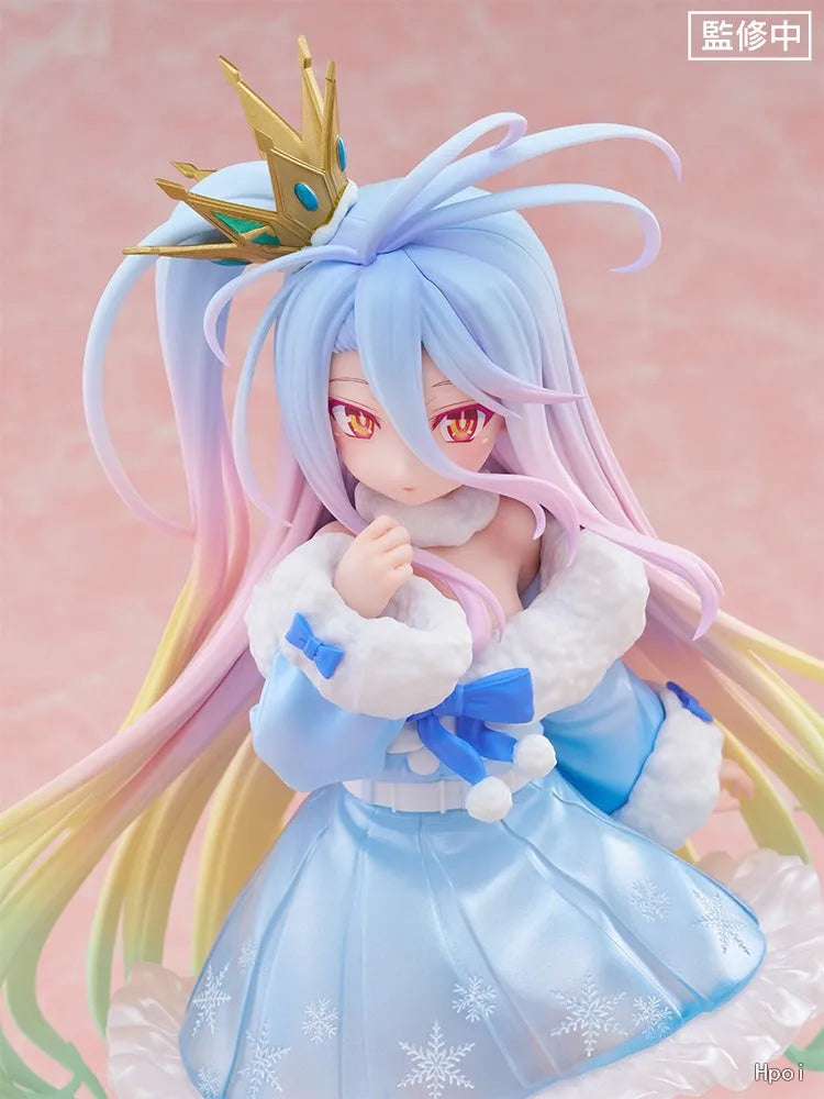 In Stock Original FuRyu TENITOL NO GAME NO LIFE Shiro Ornaments Toys Figures